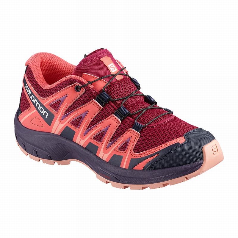 SALOMON XA PRO 3D J Philippines - Kids' Trail Running Shoes - Red/Orange | 162809-IJZ